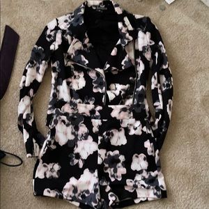 Express floral jacket with shorts